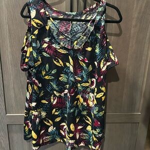 Lane Bryant, off the shoulder blouse